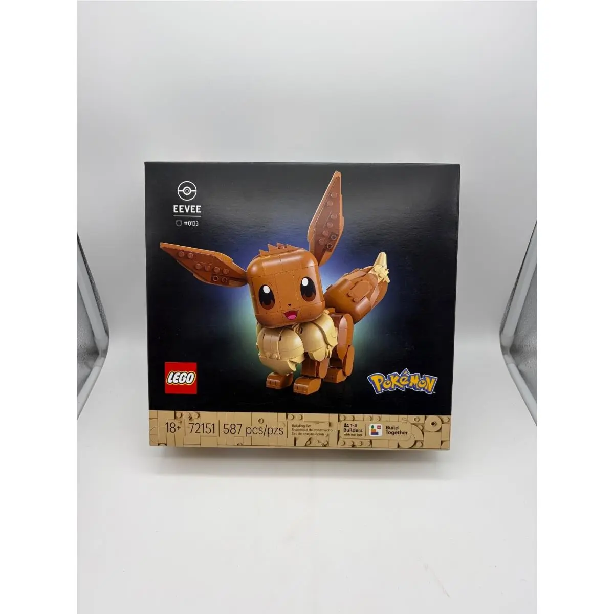 Lego Pokemon Eevee 587 Piece Building Set 72151
