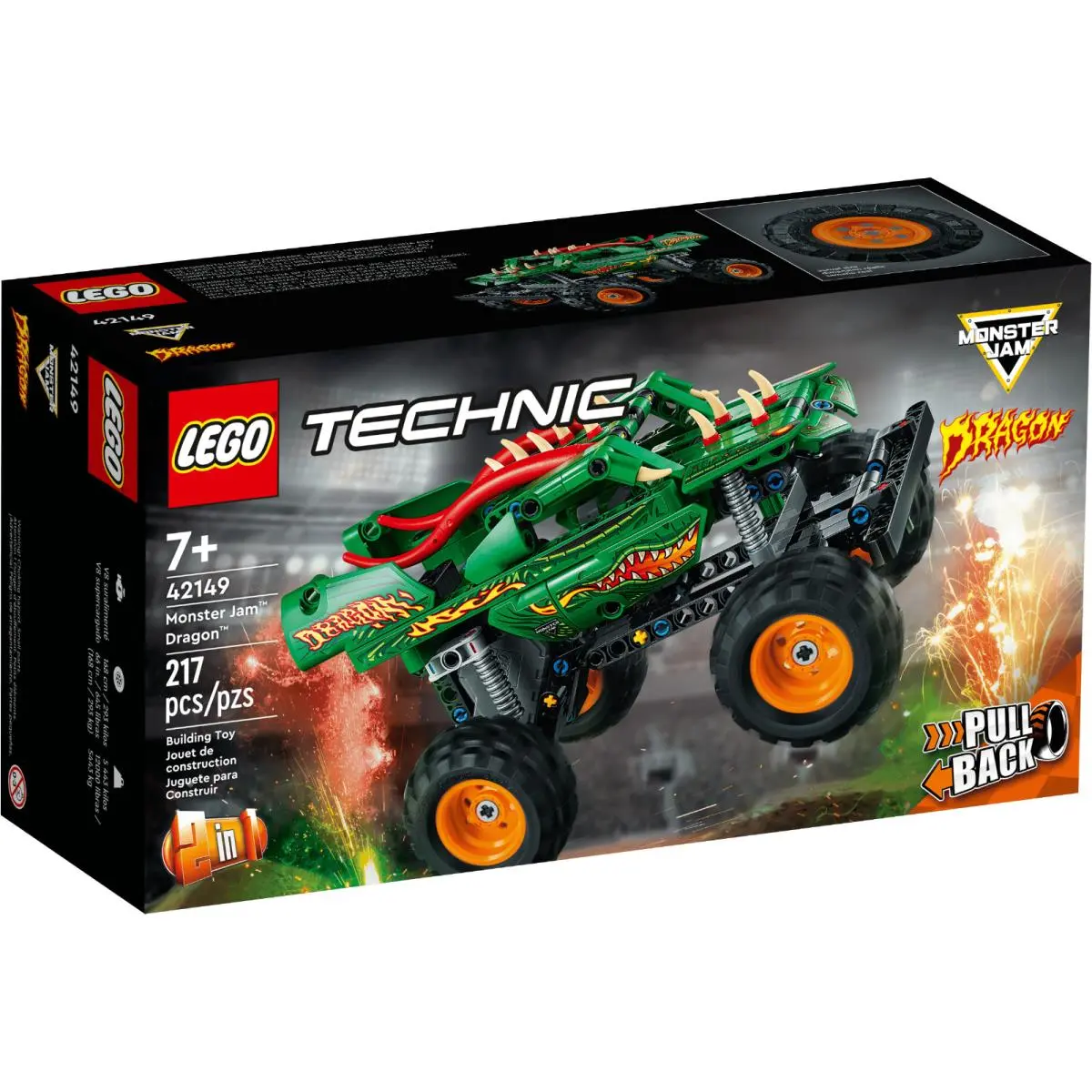 Lego Technic 42149 Monster Jam Dragon