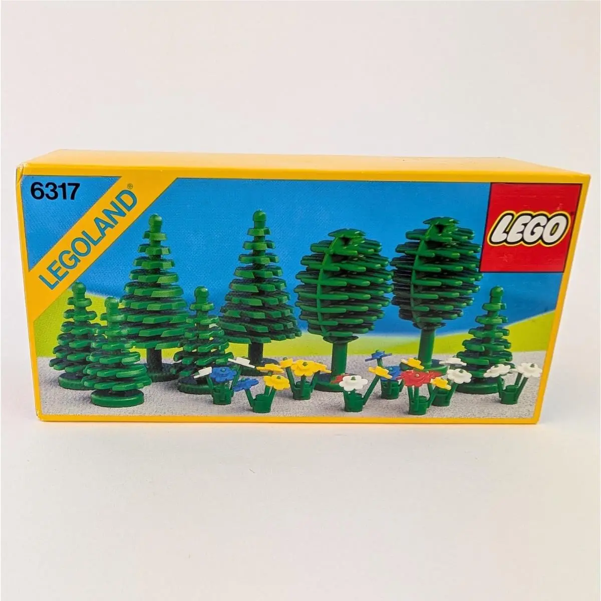 Vintage Lego 6317 Trees and Flowers 1988 Legoland Town Misb Rare