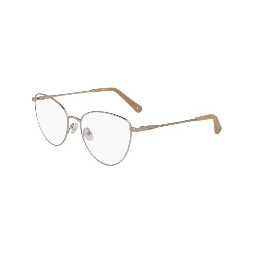 Chloe Women`s Eyeglasses CE2159-705 Dainty Intricate Peachy Gold