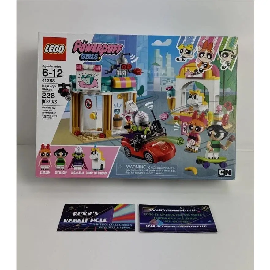 2018 Lego The Powerpuff Girls: Mojo Jojo Strikes 41288 228 Pcs. Box