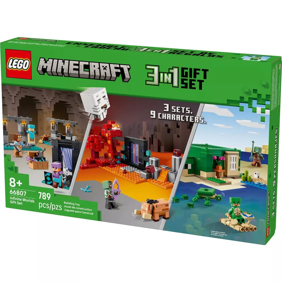 Lego Minecraft 66807 Infinite Worlds Gift Set