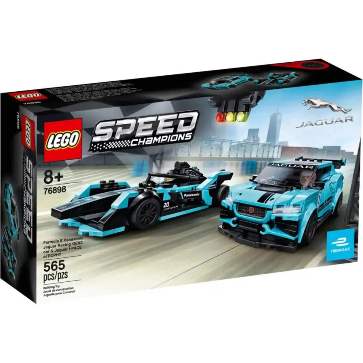 Lego Speed Champions Formula E Panasonic Jaguar Racing GEN2 Car Jaguar I-pace