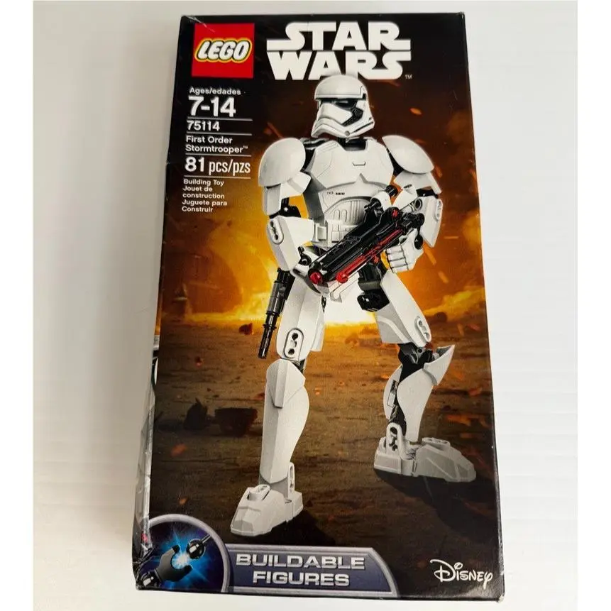 Lego First Order Stormtrooper 75114 Star Wars 81 Pcs Buildable Figure Collect Ni