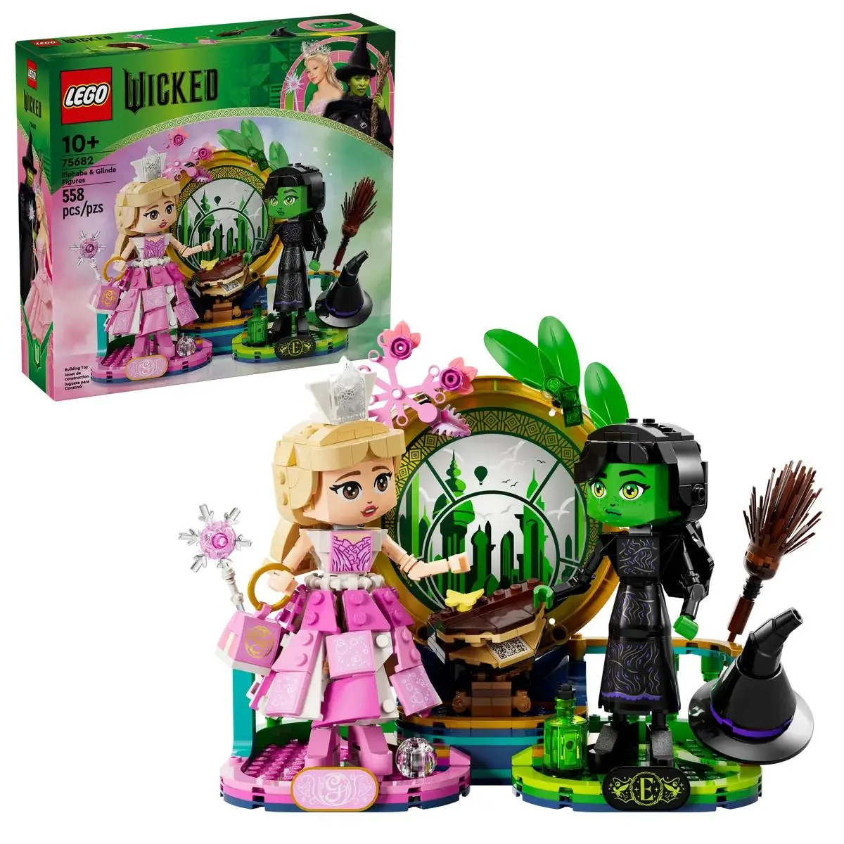 Lego Wicked 75682 Elphaba Glinda Figures