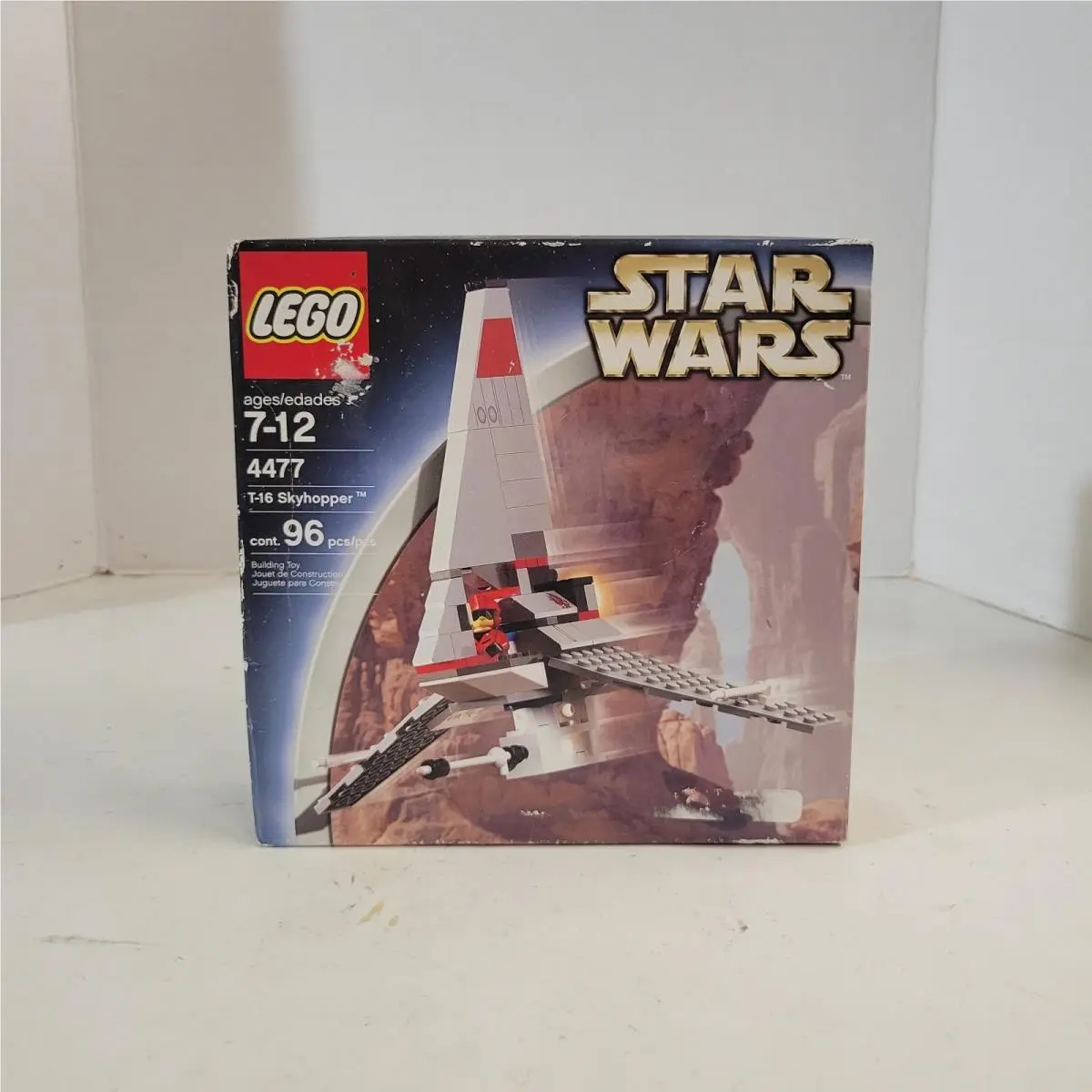 Lego Star Wars T-16 Skyhopper 4477 Set and Pilot 2003