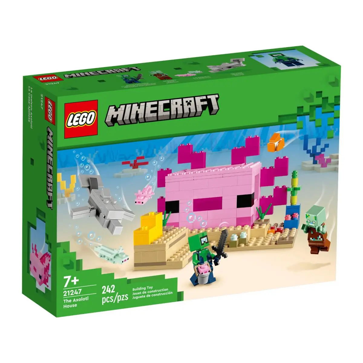 Lego Minecraft 21247 The Axolotl House