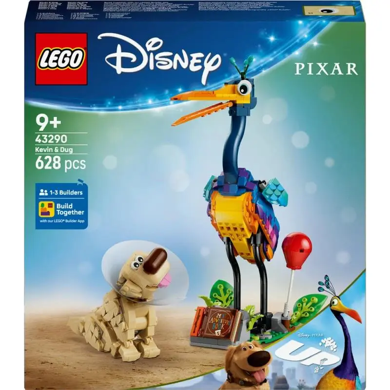 Lego Disney and Pixar `up` Movie Kevin Dug 43290 Building Toy Set Gift