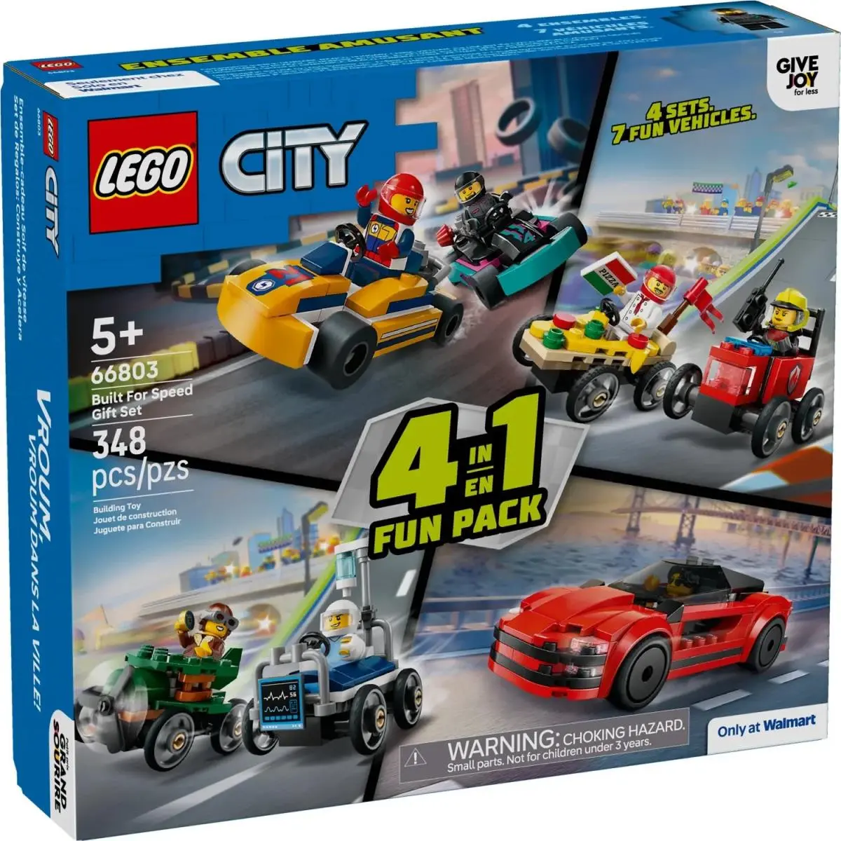 Lego City 4in1 66803 Built For Speed Gift Set