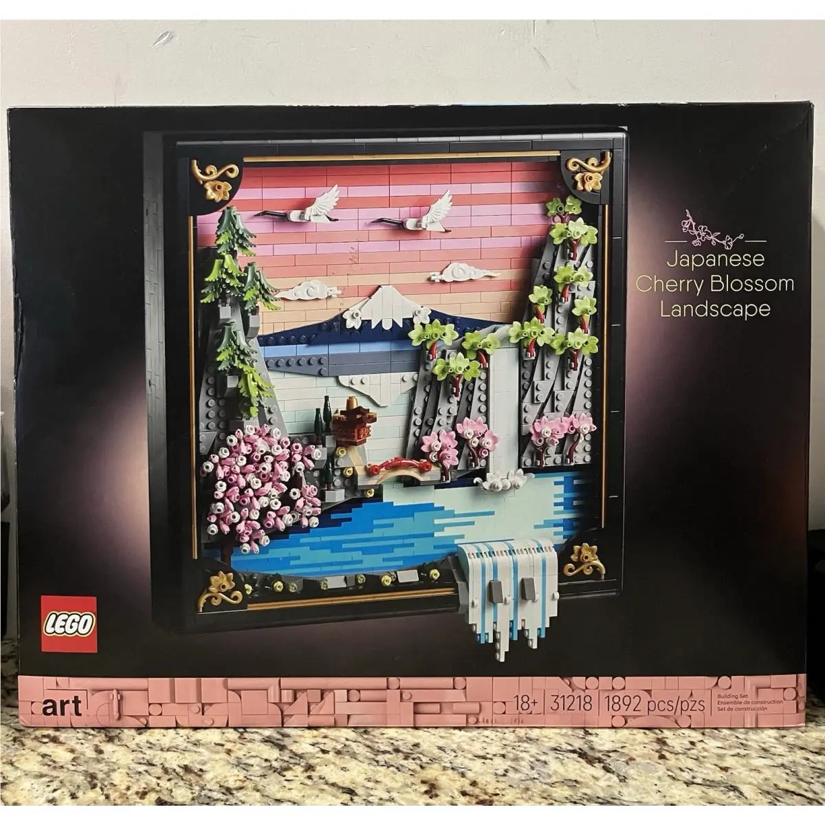 Lego 31218 Art Japanese Cherry Blossom Landscape Building Set 1892 Pcs For 18+