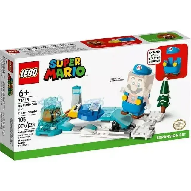 Lego Super Mario Ice Mario Suit and Frozen World 71415 Toy Block Gift
