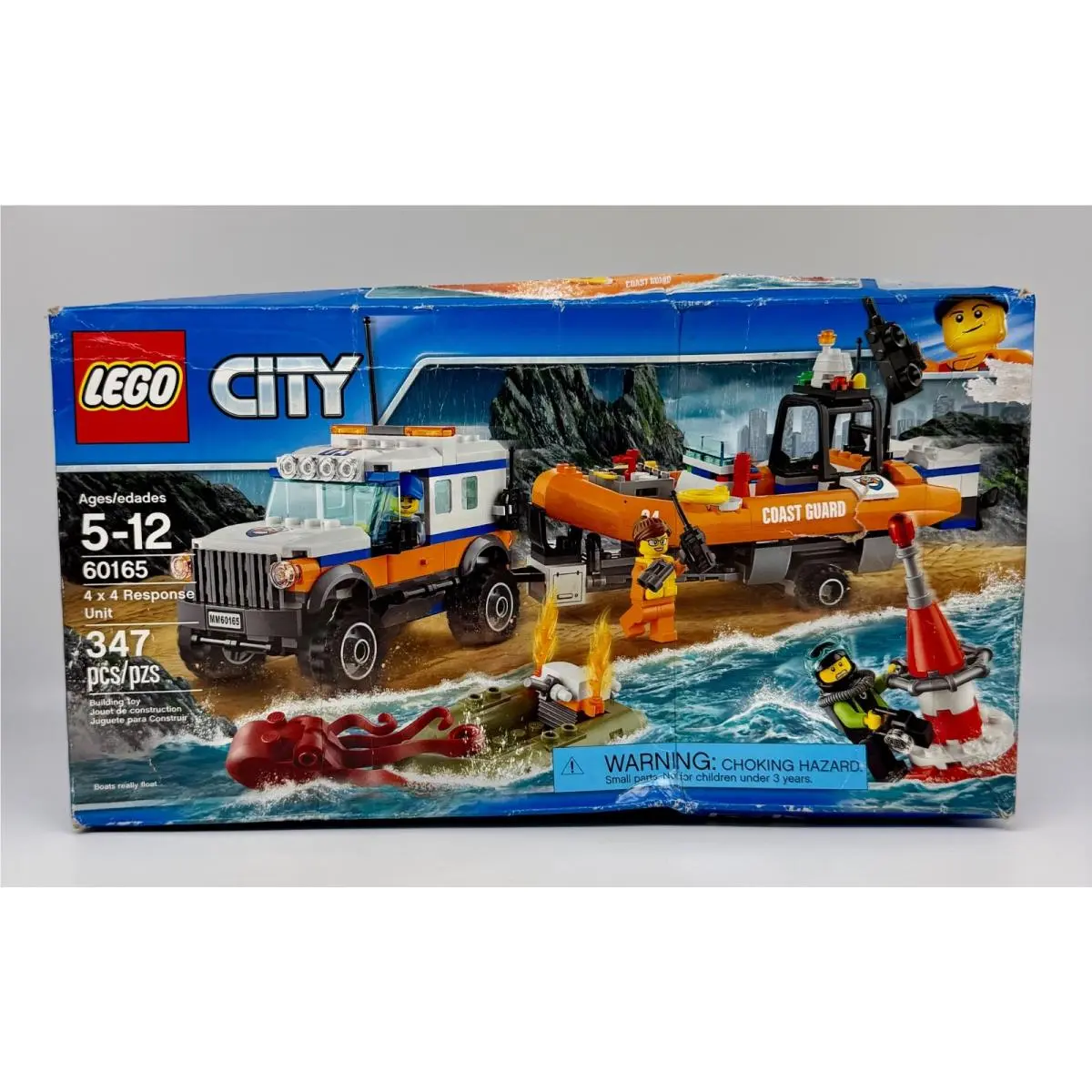 Lego City Coast Guard 60165- 4x4 Response Unit- Rare- Box Damage - Build It
