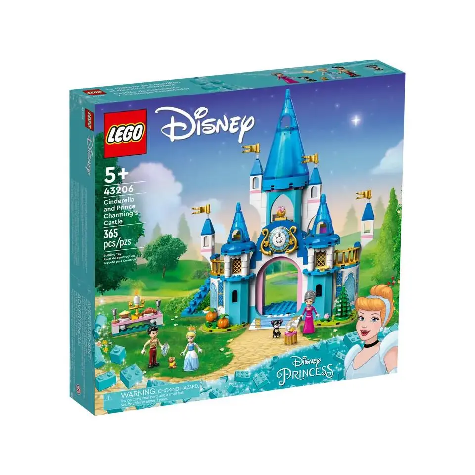 Lego Disney 43206 Cinderella and Prince Charming`s Castle