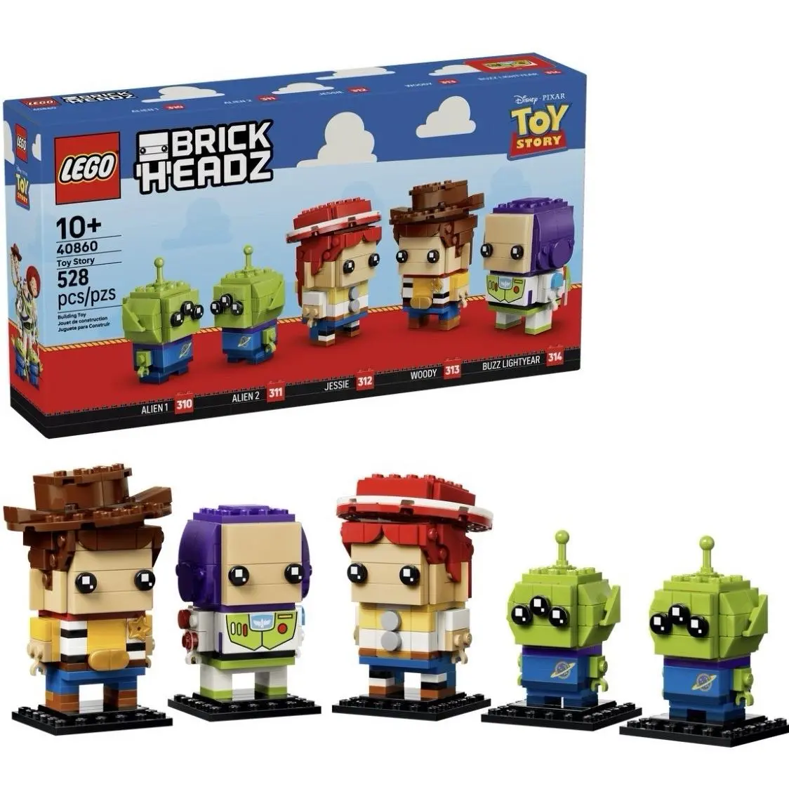 Lego Brickheadz 40860 Disney Pixar Toy Story Buzz Woody