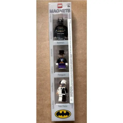 Lego 4493780 DC Minifig Magnet Set 2006 Batman Penguin Two-face Nos Vintage