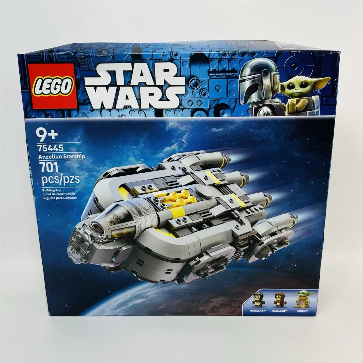 Lego Star Wars The Mandalorian and Grogu Anzellan Starship - 75445