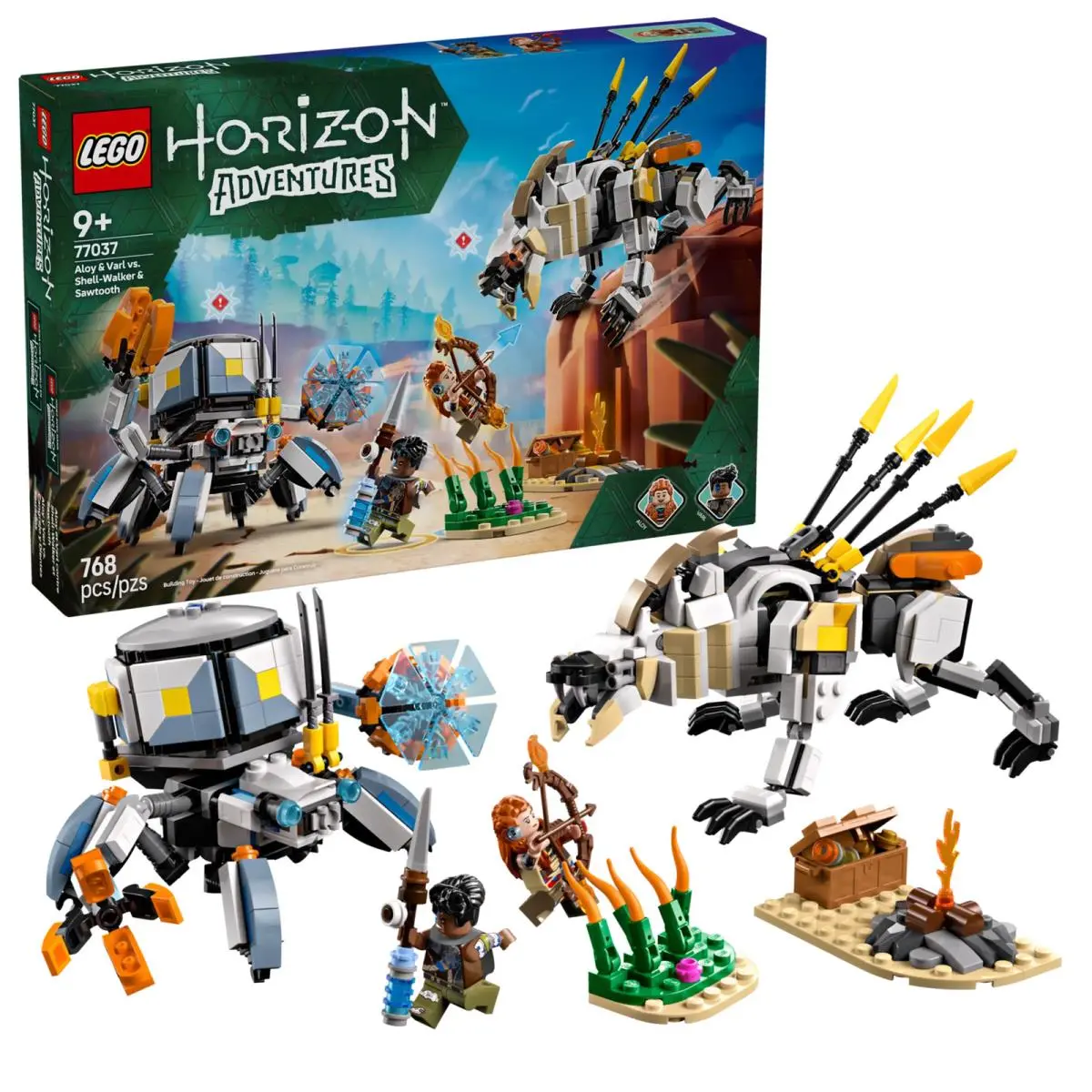 Lego Horizon Adventures 77037 Aloy Varl Vs. Shell-walker Sawtooth