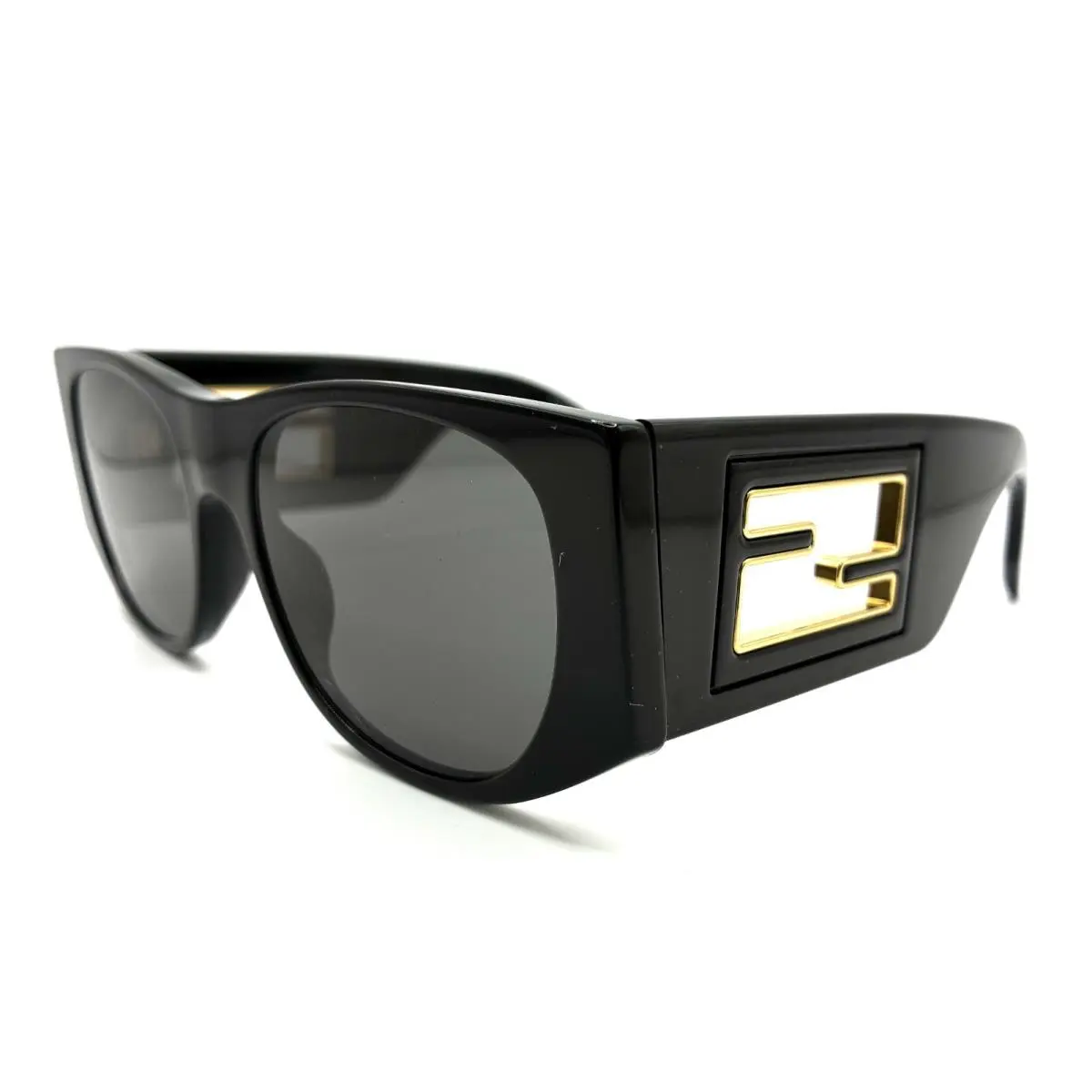 Fendi FE40109I FE 40109I 01A Black Sunglasses 54-18-145
