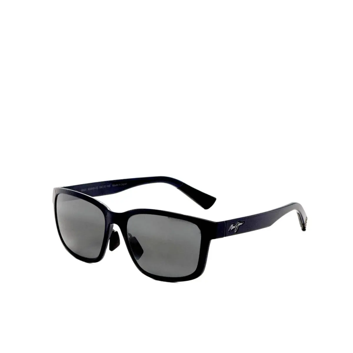 Maui Jim Men`s Lehiwa 58mm Shiny Blue Polarized Sunglasses 648-03