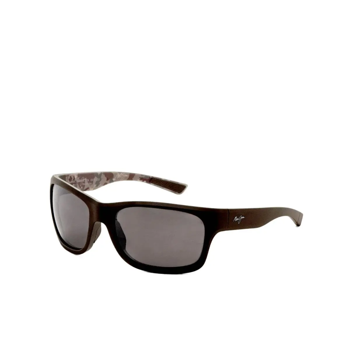 Maui Jim Men`s Ano Nui 63mm Matte Solid Brown Polarized Sunglasses 681-01