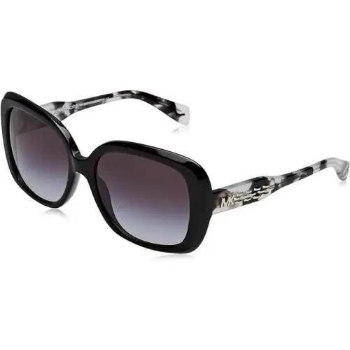 Klosters MK2081 Sunglasses 30058G Woman Black Frame Dark Grey by Michael Kors