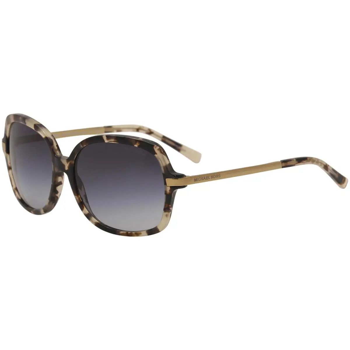 Michael Kors Adrianna II MK2024 MK/2024 316213 Pink Tortoise Sunglasses 57mm - Frame: Pink, Lens: Gray