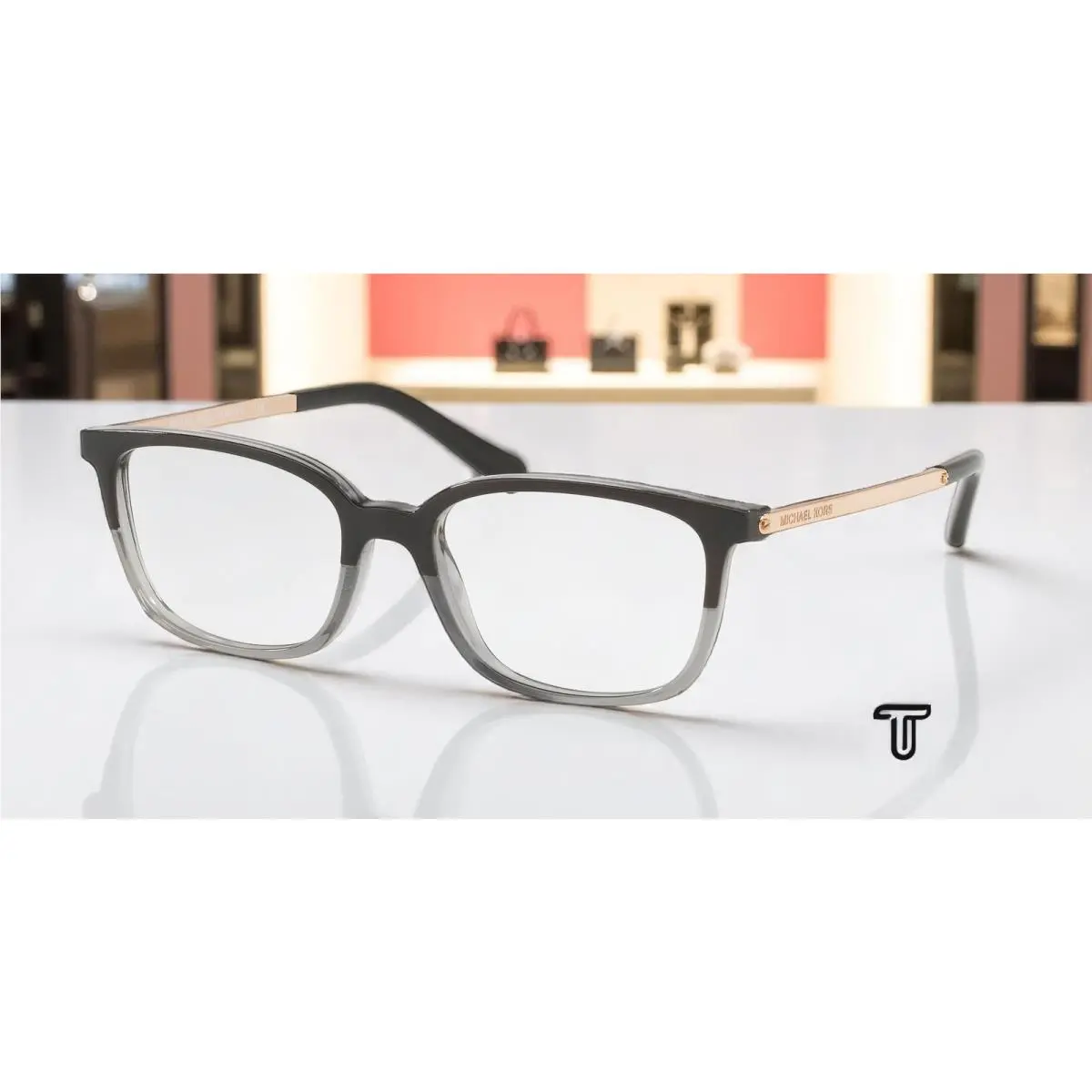 Michael Kors Bly MK4047 3280 Black Transp Grey Demo Lens 53 m Women`s Sunglasses
