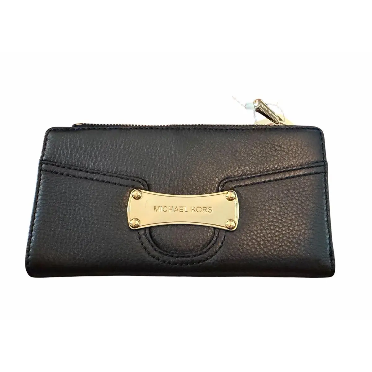 Michael Kors Black Leather Wallet with Card Holder From Neiman Marcus