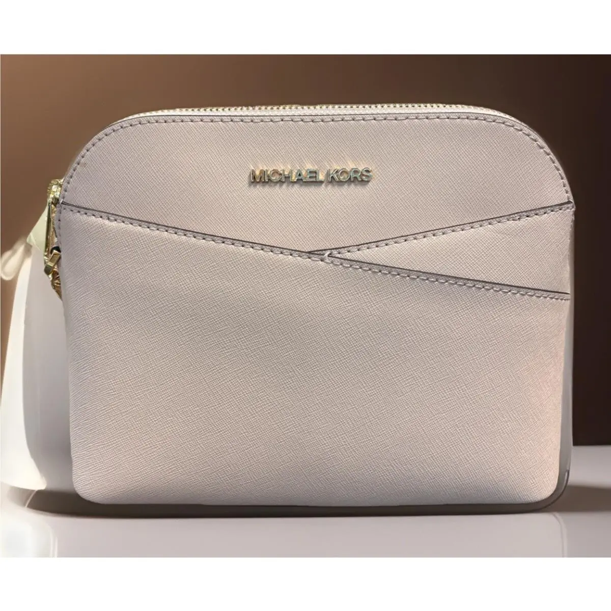 Michael Kors Women Leather Crossbody Bag Purse Shoulder Pink