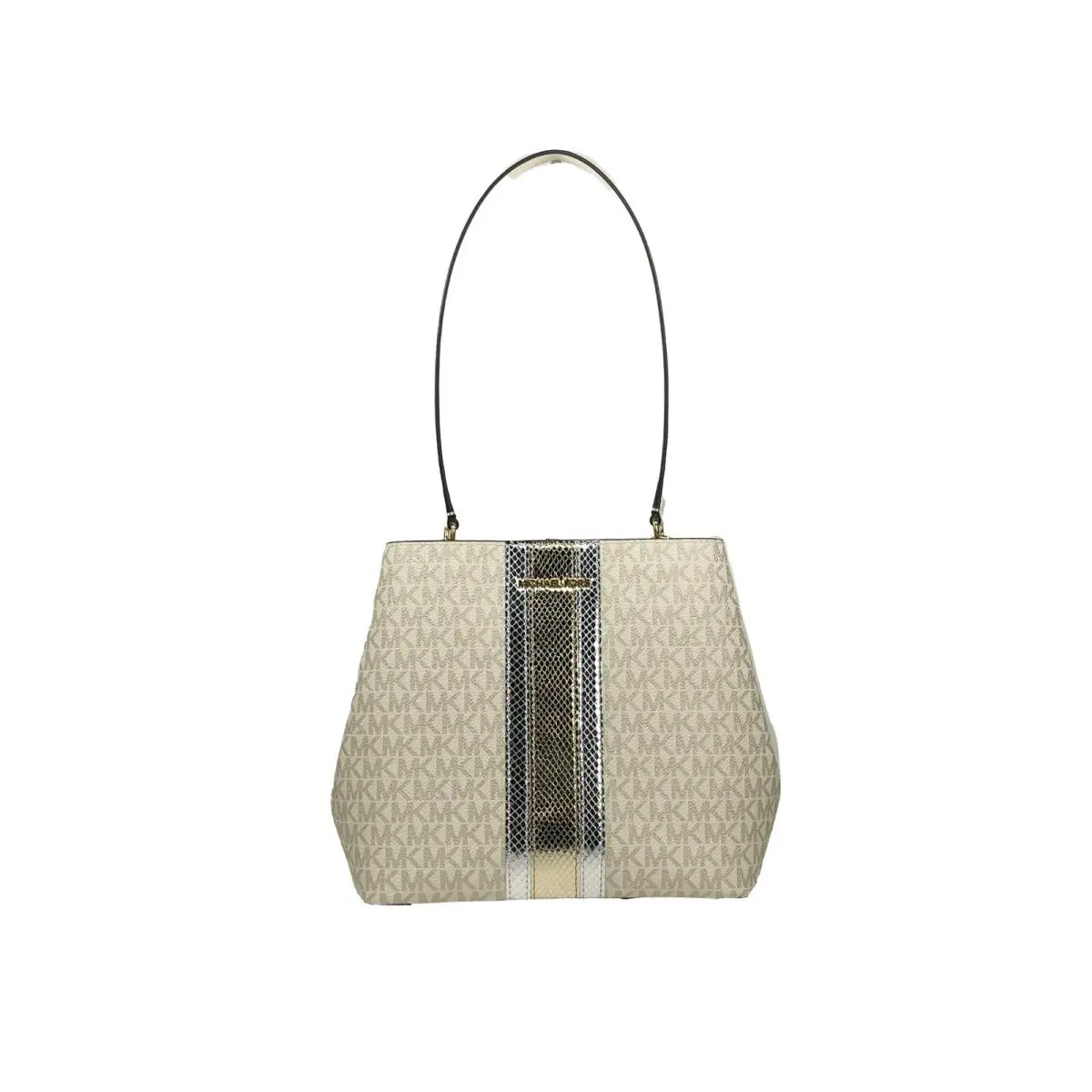 Michael Kors Michael Kors Medium Pratt Bucket Shoulder Bag Purse - MI84895701NY - Gold