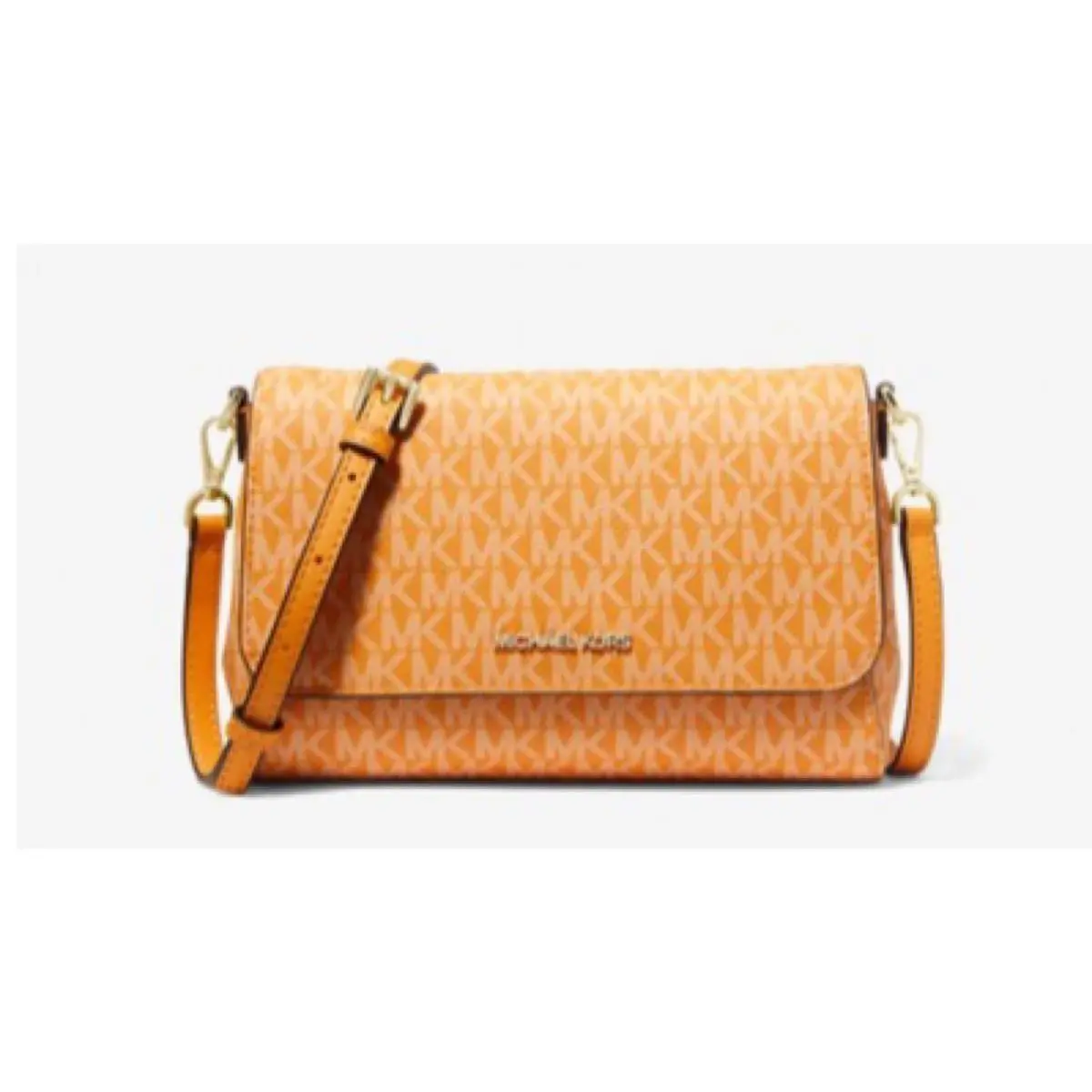 Michael Kors Jet Set Medium Logo Convertible Crossbody Bag Signature