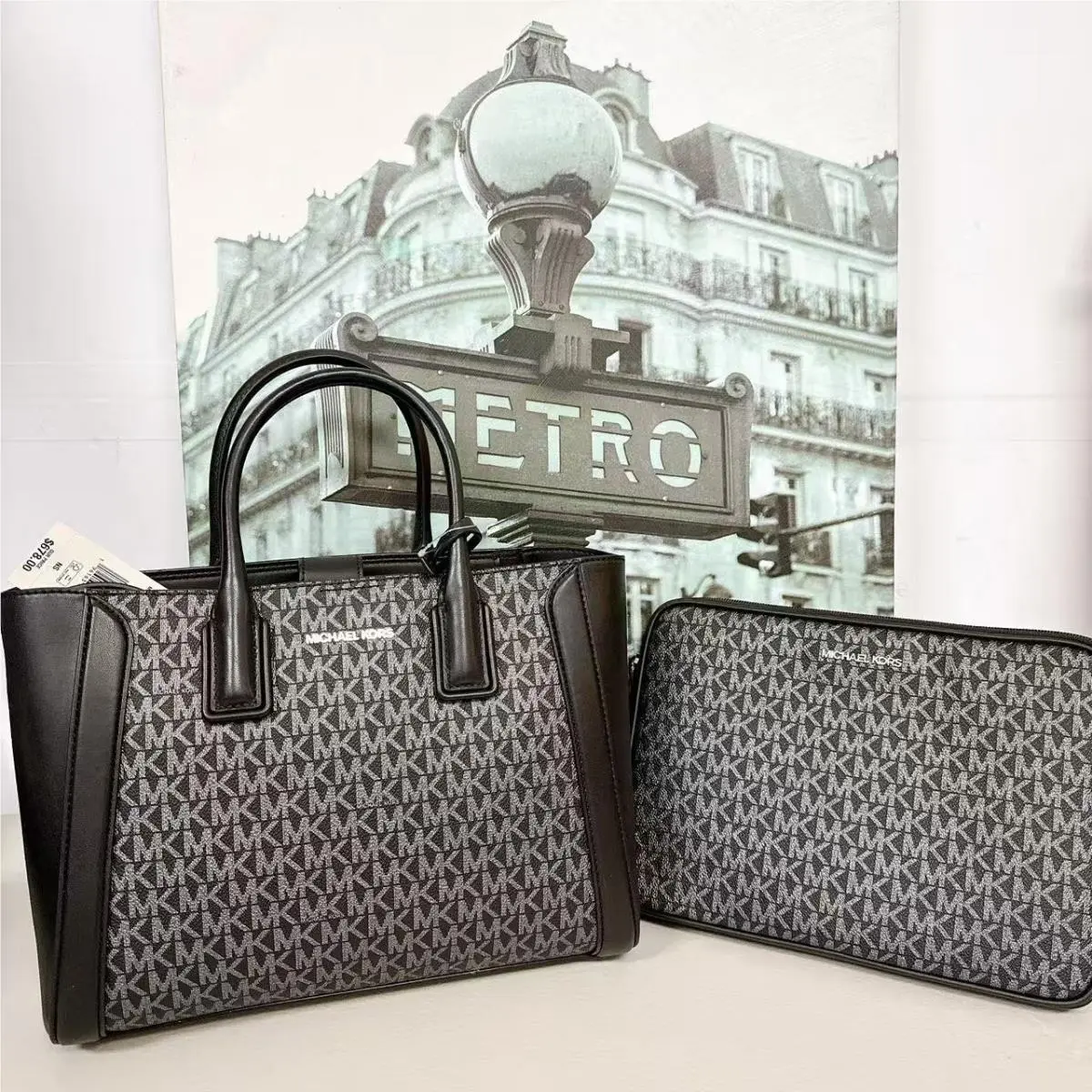 Michael Kors MK 35F2S6KS6V Kali Medium Tote Bag with Ipad Case