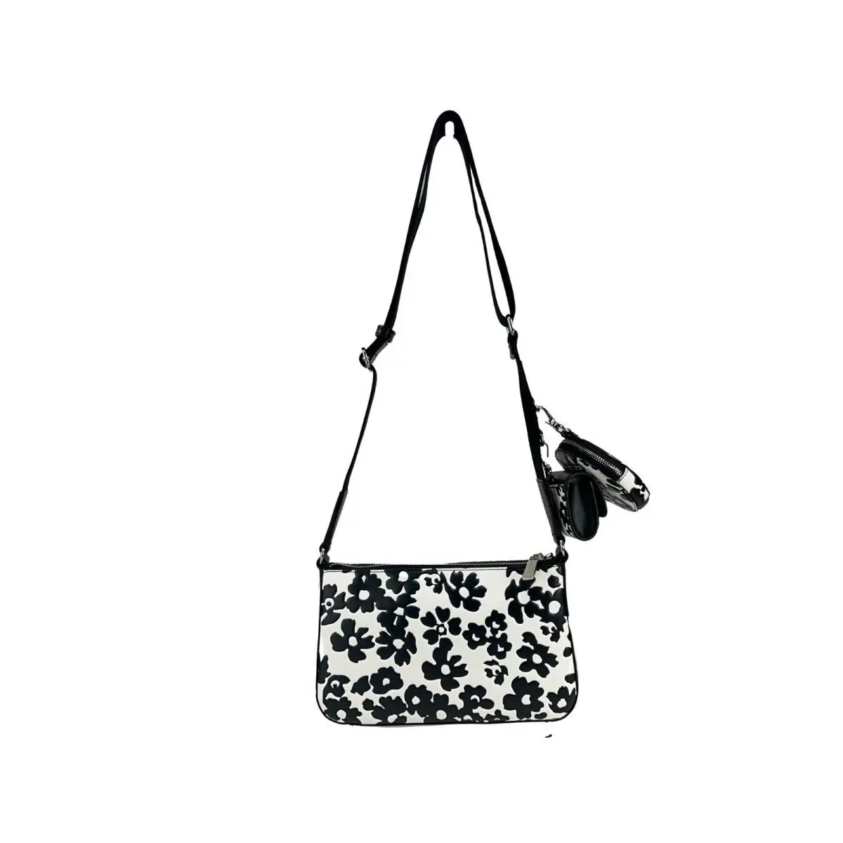 Michael Kors Floral Crossbody Tech Attachment Bag Purse