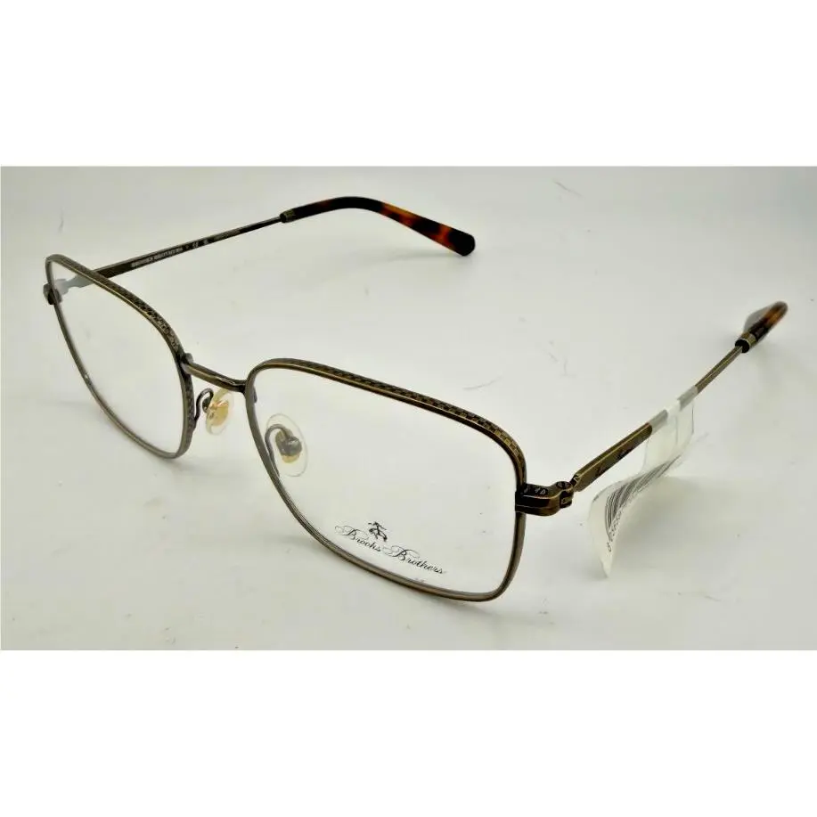 Brooks Brothers Frames Only Eyeglasses BB102 Gold Brown 56-20-145