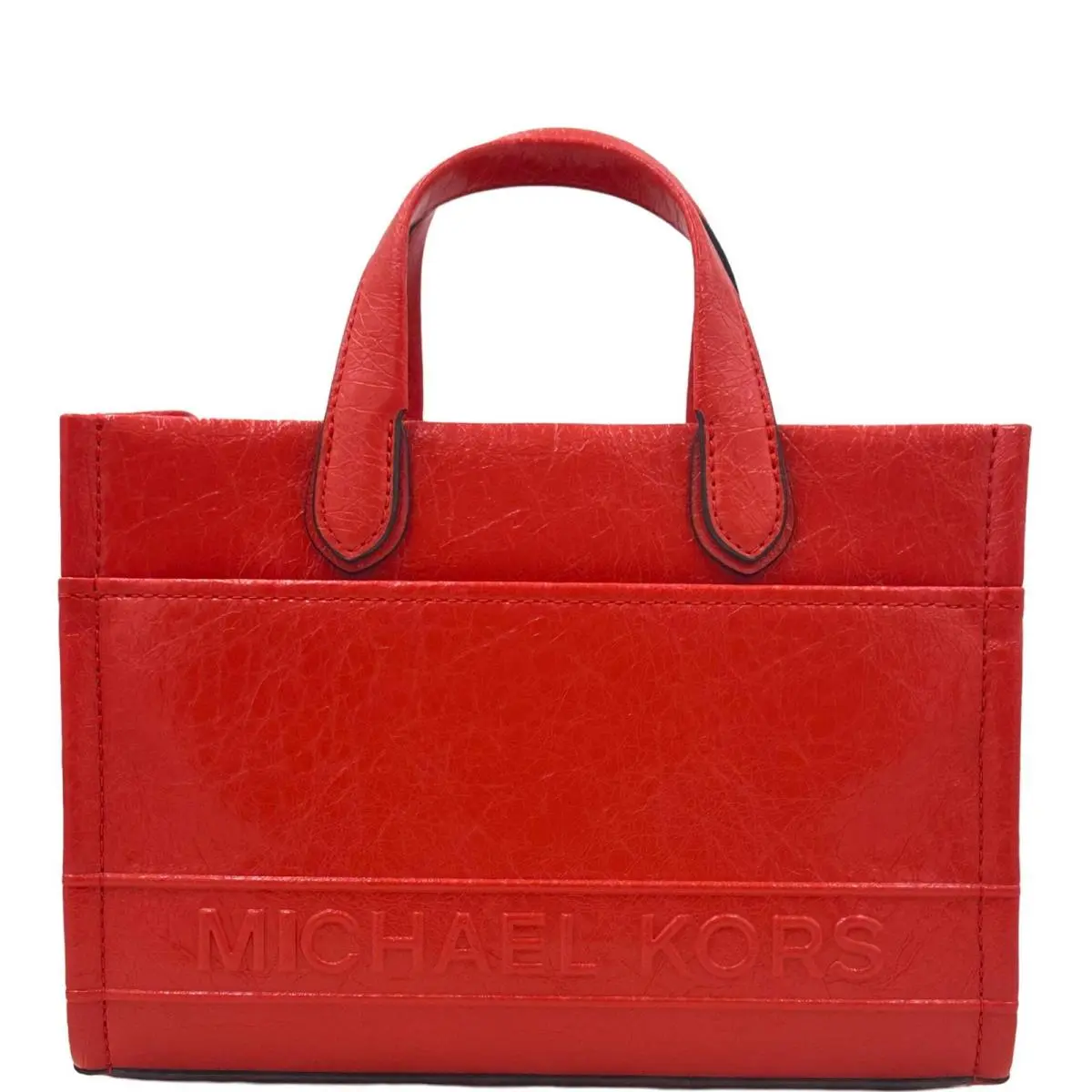 Michael Kors Gigi Small East West Messenger - Burnt Sienna