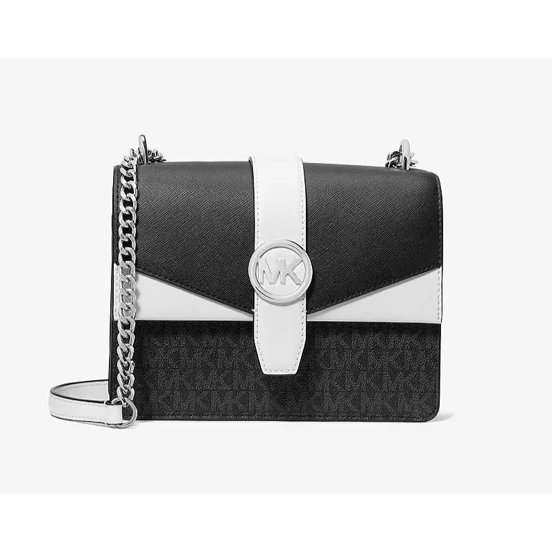Michael Kors Greenwich Small Color-block Signature Logo Crossbody Bag