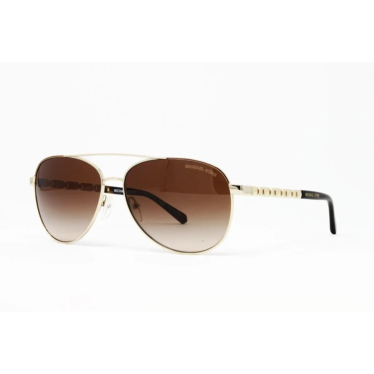 Michael Kors Women`s Sunglasses San Juan MK1047-101413 Light Gold 59mm Aviator