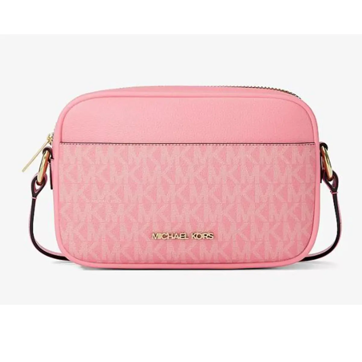 Michael Kors Outlet Jet Set Signature Logo Small Shoulder Camera Bag 35R6GTVC1V