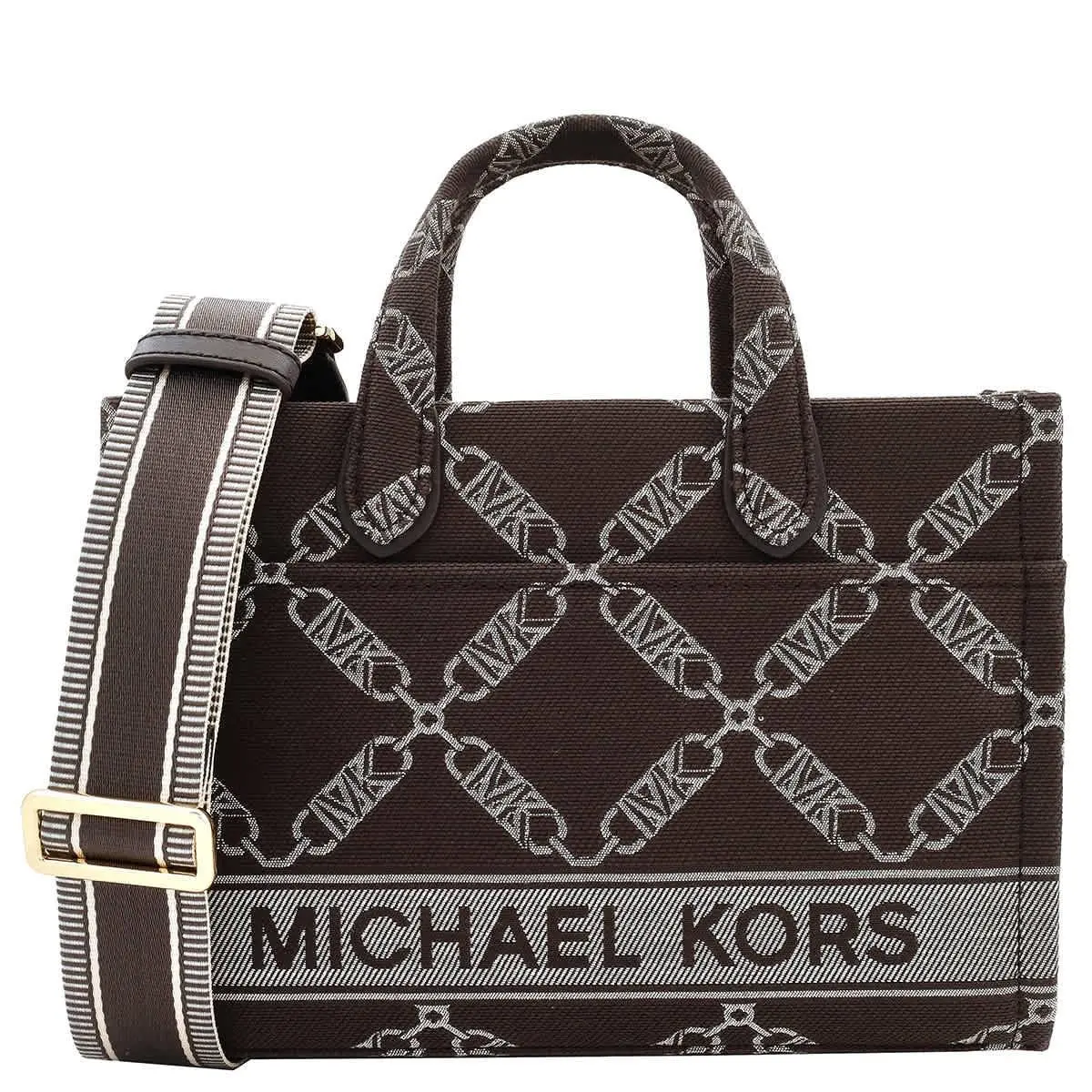 Michael Kors Gigi Empire Logo Jacquard Print Top Handle Tote 30F3G3GC7J-240