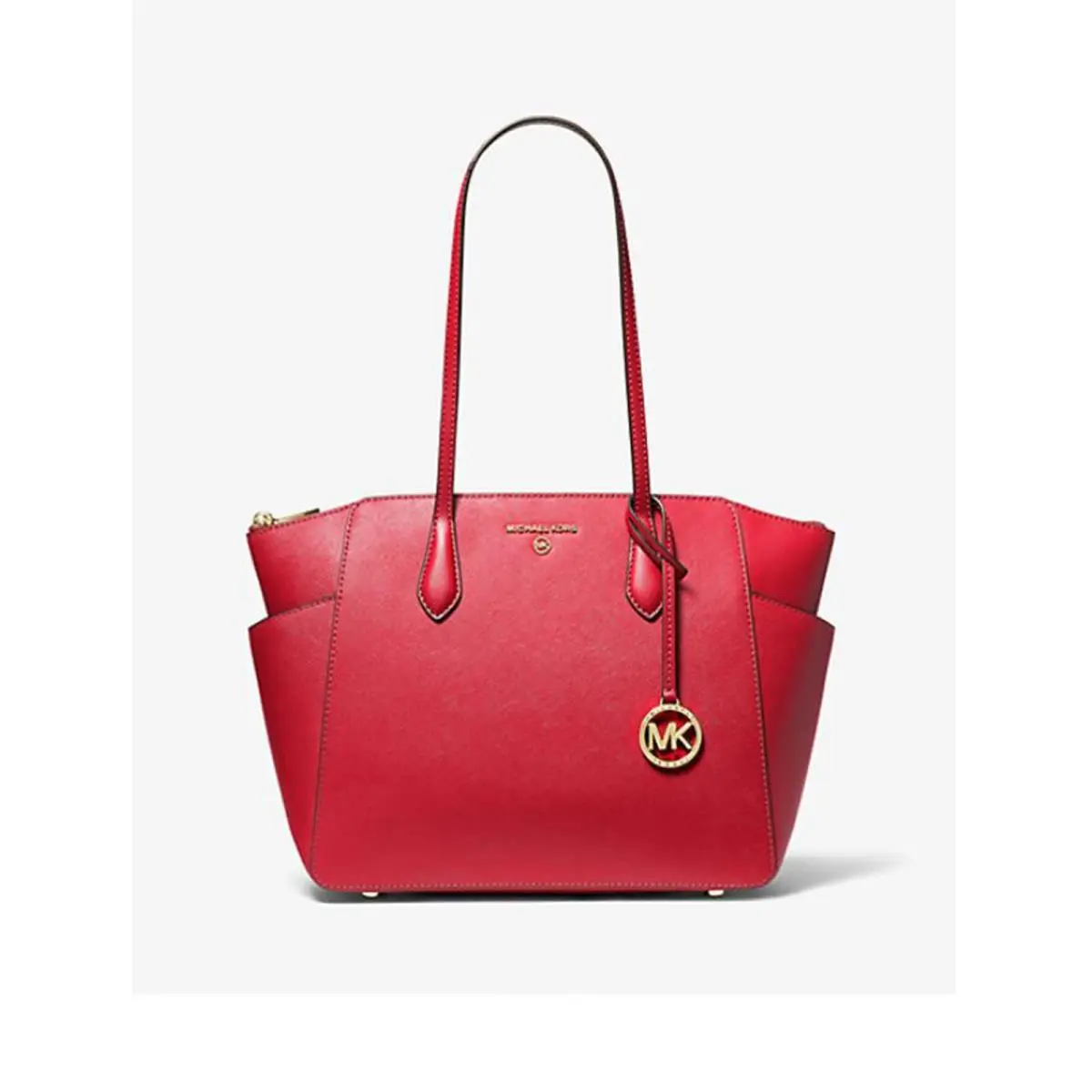 Michael Kors Marilyn Medium Saffiano Leather Tote Bag Crimson 30S2G6AT2L-602