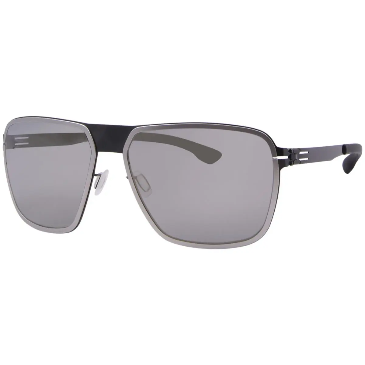 Ic Berlin Molybdenum Sunglasses Men`s Gunmetal/pearl/black/quicksilver 60mm