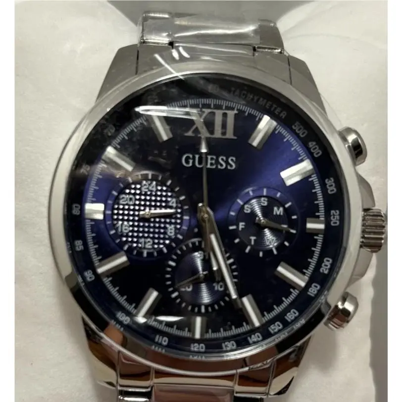 Guess Men`s Wristwatch GD Walker GW0900G4 Stainless Steel Silver