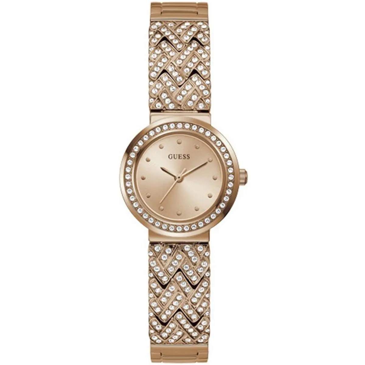 Women`s Treasure Rose Gold Dial Watch - GW0476L3 by Guess