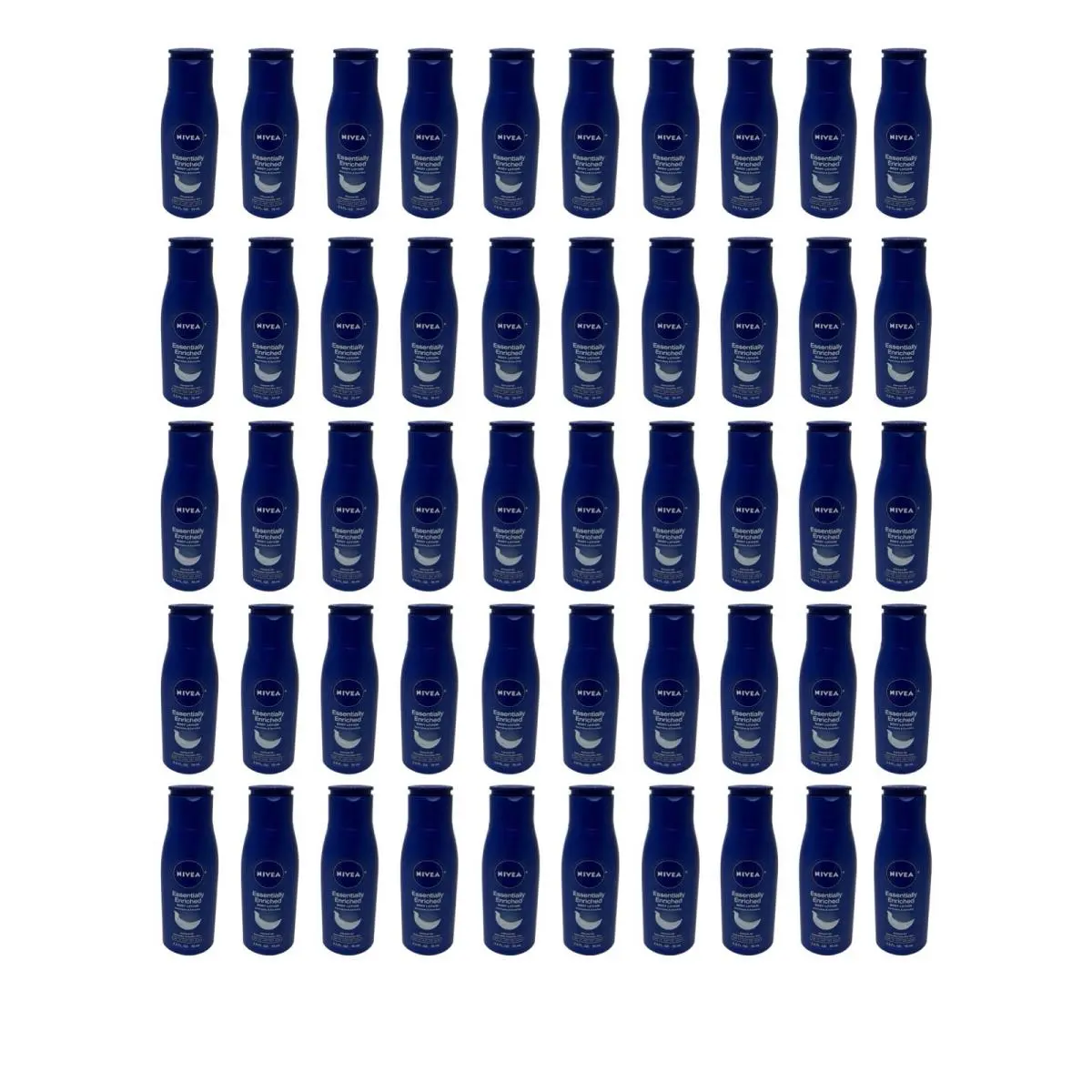 Nivea Essentially Enriched Body Lotion 2.5 oz Travel Size Almond Oil Lot of 50