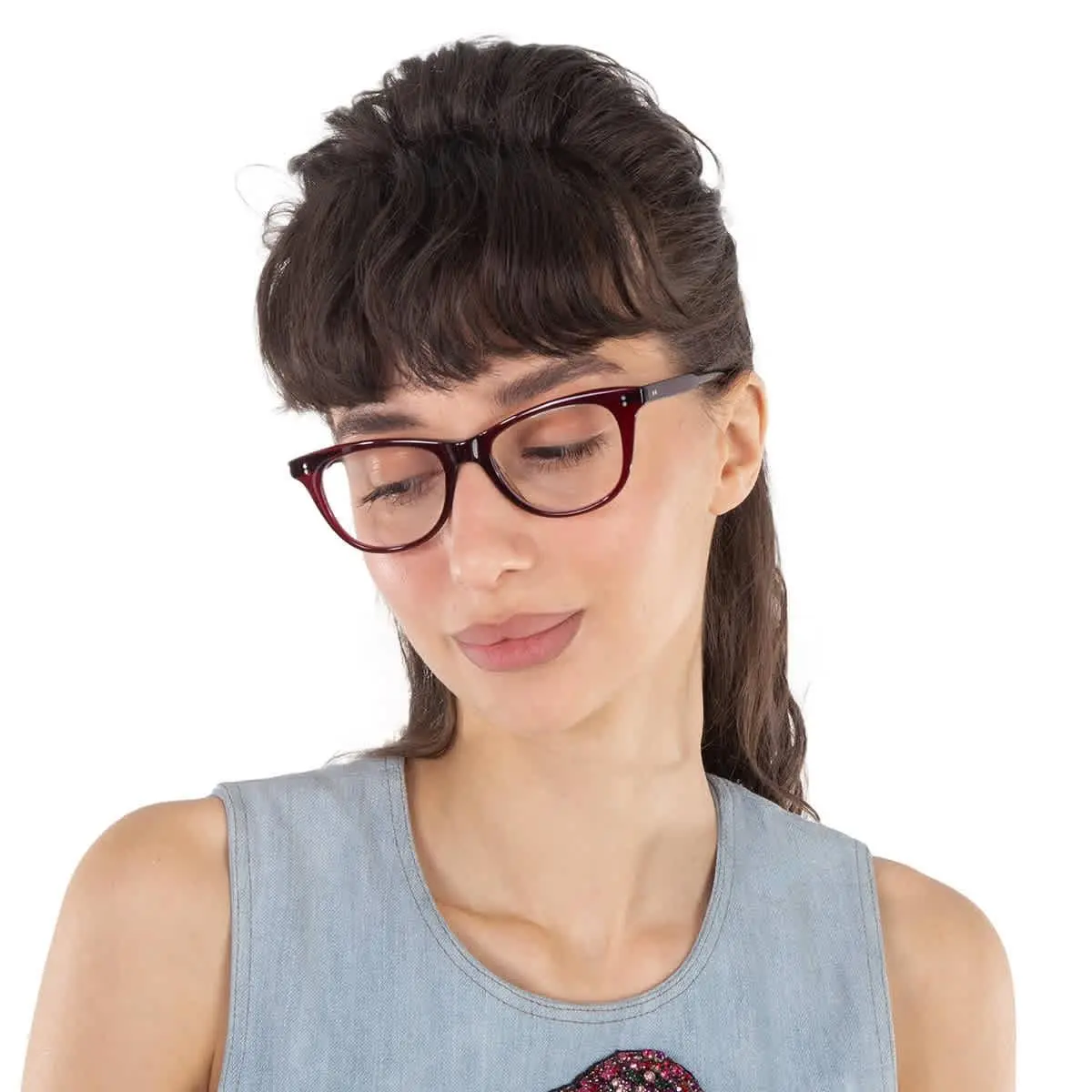Garrett Leight Tia Jane Demo Cat Eye Ladies Eyeglasses 1122 Mer 47