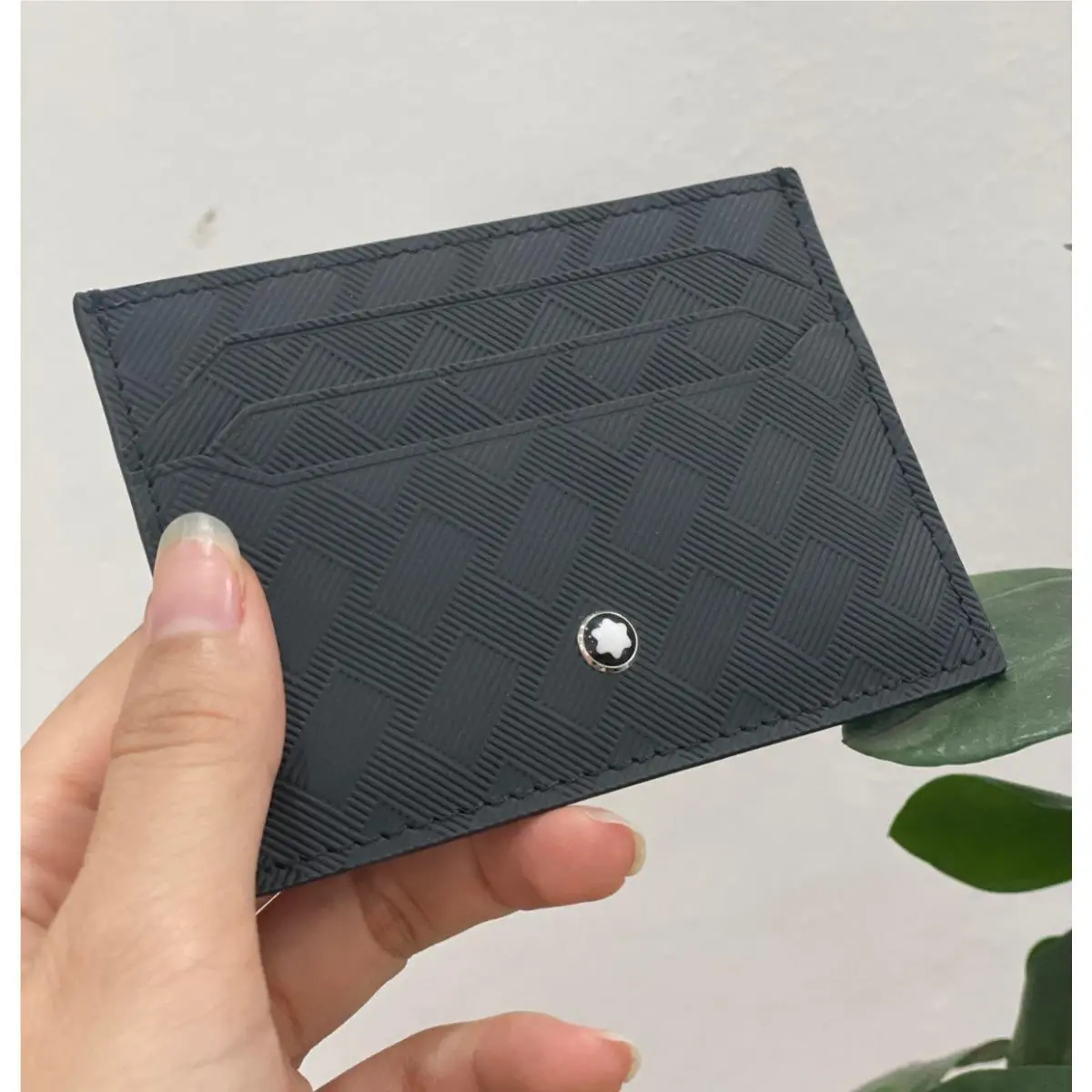 Preorder Montblanc Meisterstuck 6CC Black Leather Card Holder Luxury Wallet