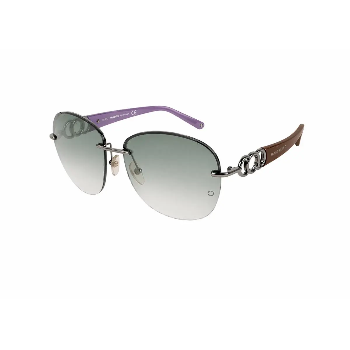 Women`s Sunglasses MB333S 16F Aqua Green Gradient by Montblanc