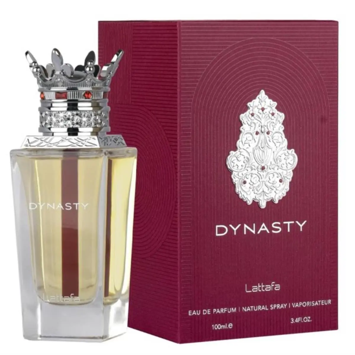 Dynasty Eau de Parfum Spray 3.4 Oz by Lattafa Made in Uae