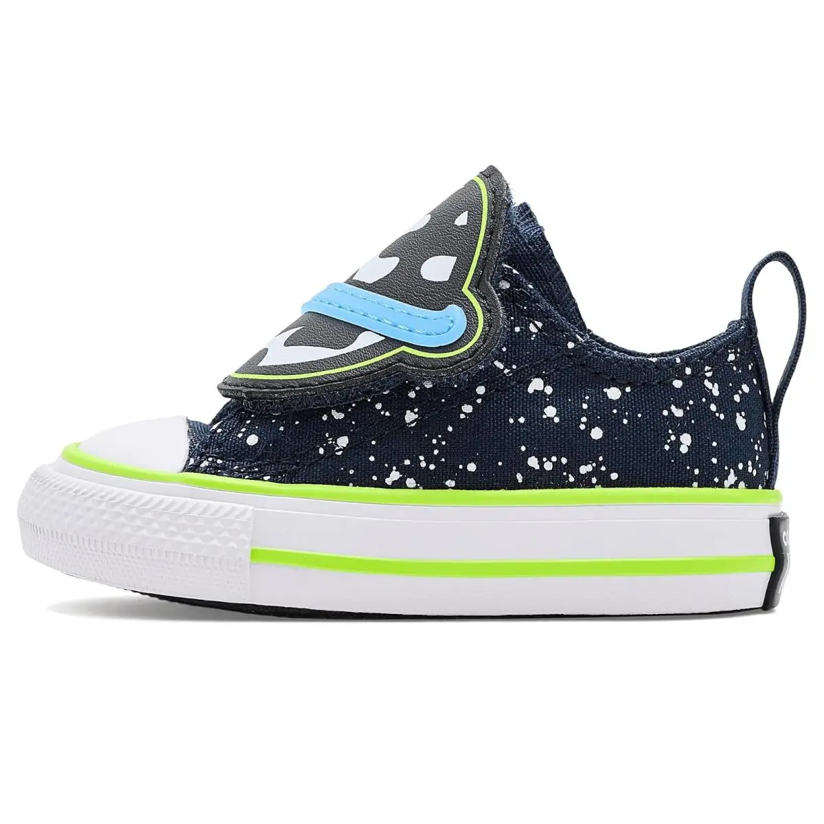 Converse shoes - Obsidian/Neon Mantis/White 2