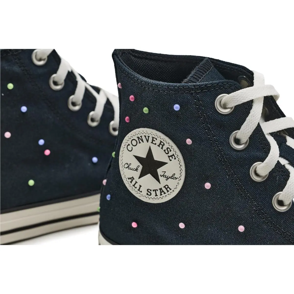 Converse shoes - Black/Pink/Very Peri 4